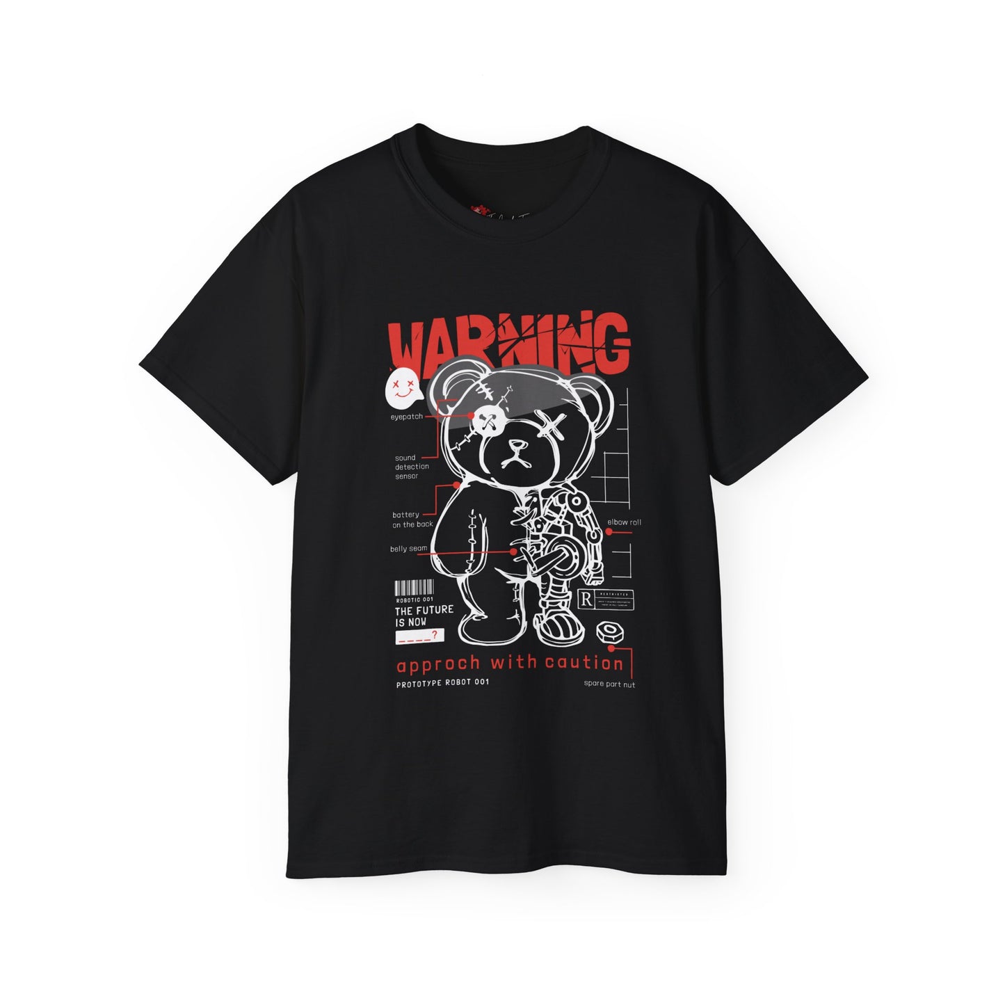 Warning Teddy Tee