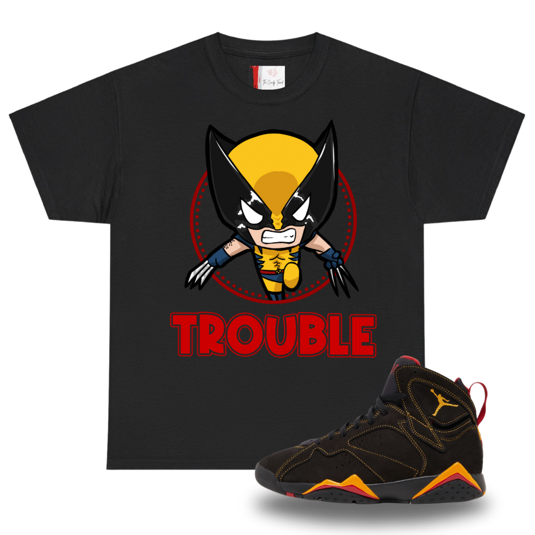 Trouble Wolverines Graphic T-shirt