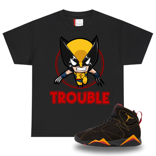 Trouble Wolverines Graphic T-shirt